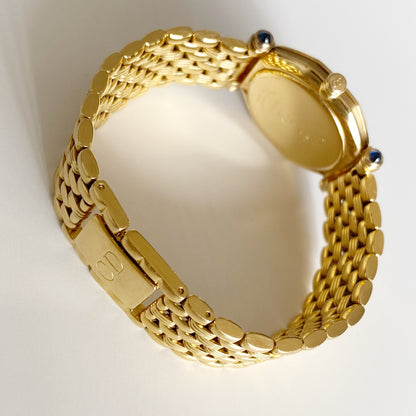 Dior 1990s Octagon Gold Plated Watch