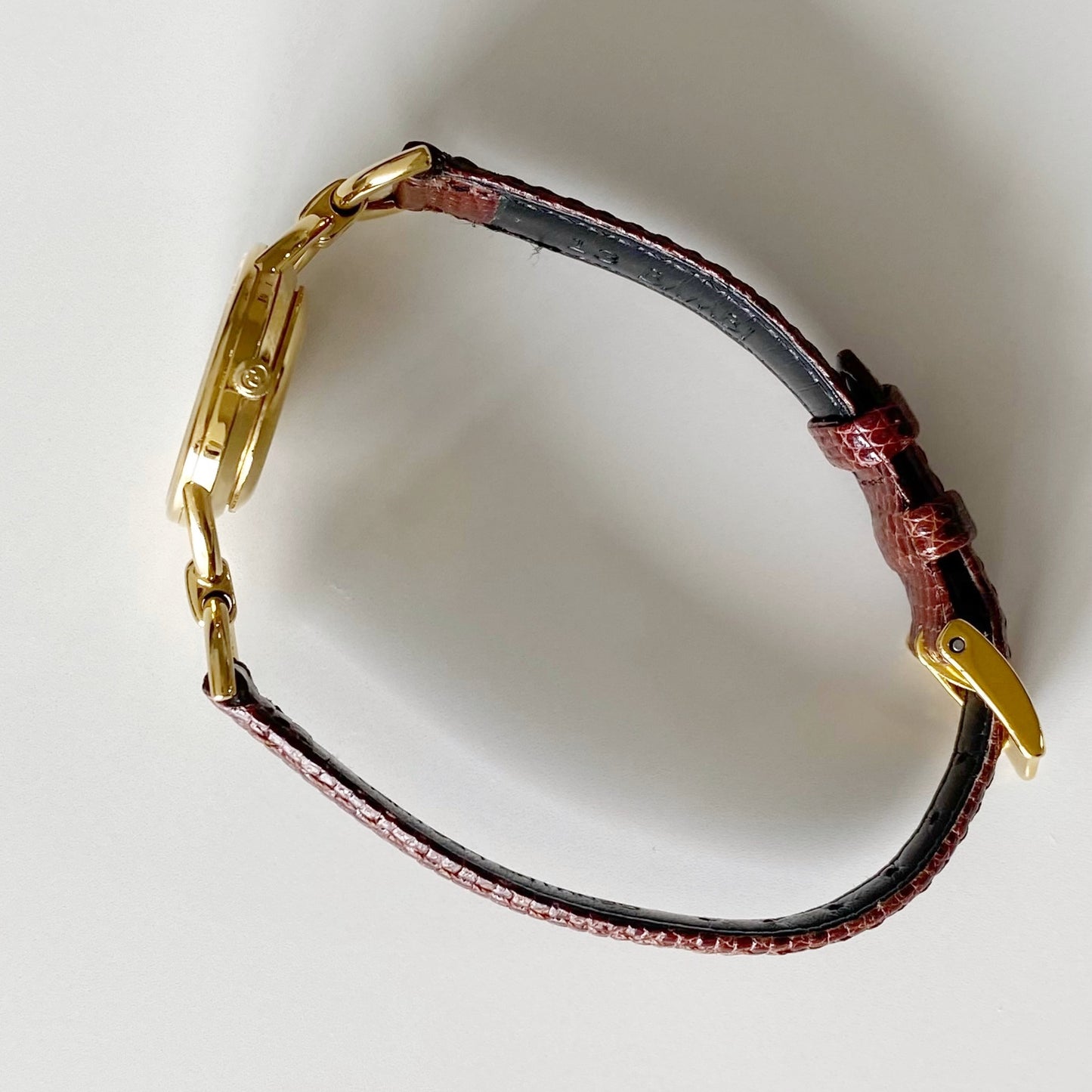 Gucci 1990s Gold Plated Horsebit Watch