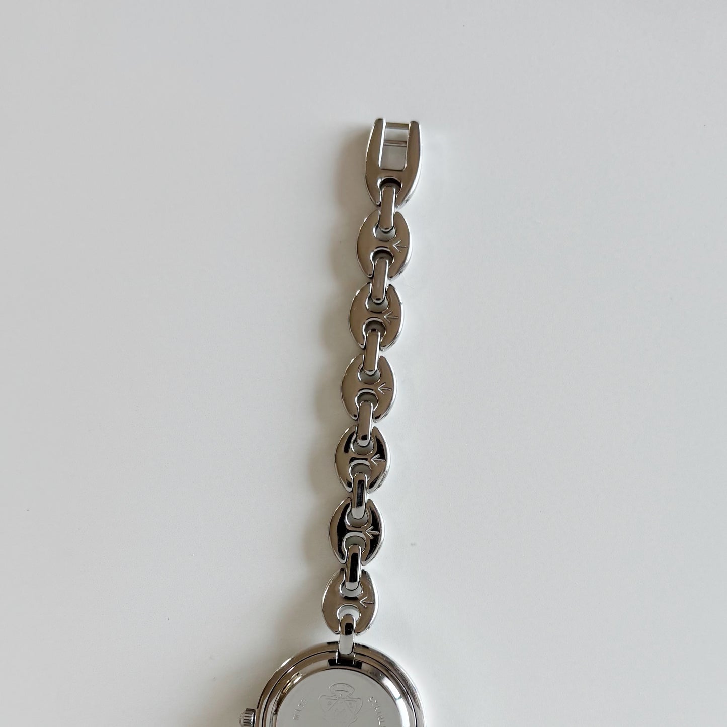 Gucci 1990s Interchangeable Bezel Stainless steel Watch with 6 bezels, case (165mm)