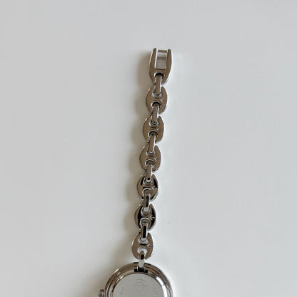 Gucci 1990s Interchangeable Bezel Stainless steel Watch with 6 bezels, case (165mm)