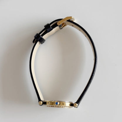 Dior 1990s Seashell Dial Gold Plated Watch