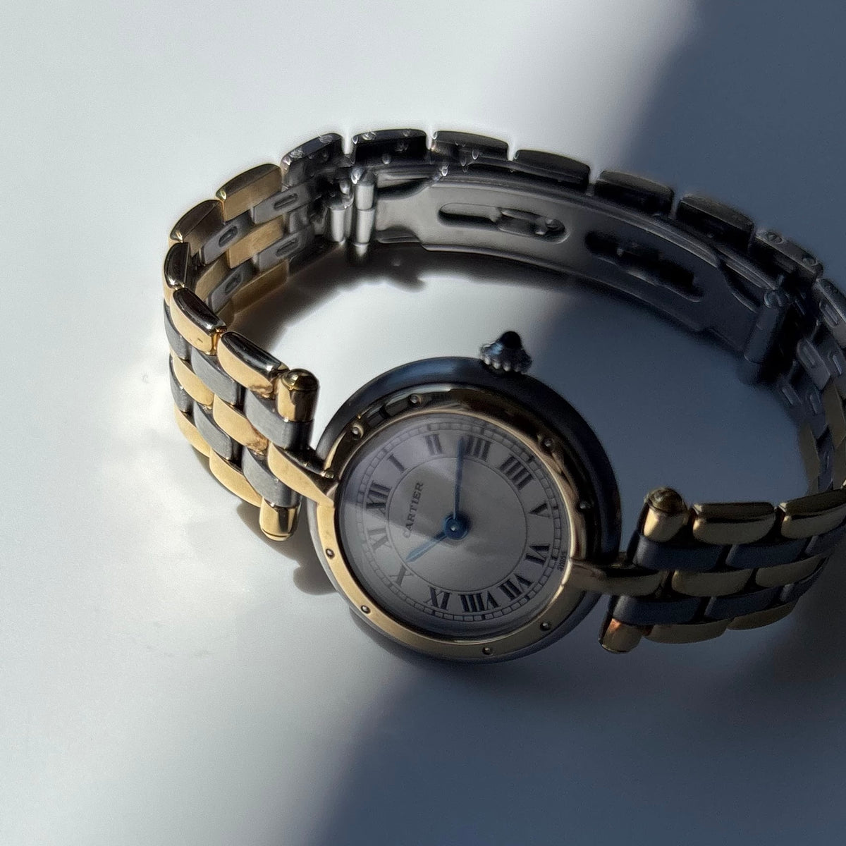 Cartier 1990s Panthere Vendome 18K There Row Watch (SM)