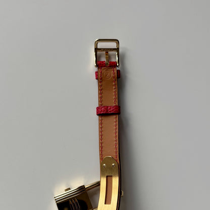 Hermes 1990s Kelly Red Watch