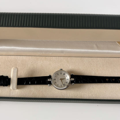 Gucci 1990s Round Dial Stainless Steel Watch