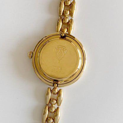 Gucci 1990s Interchangeable Bezel Gold Plated Watch with 6 bezels, case (165mm)