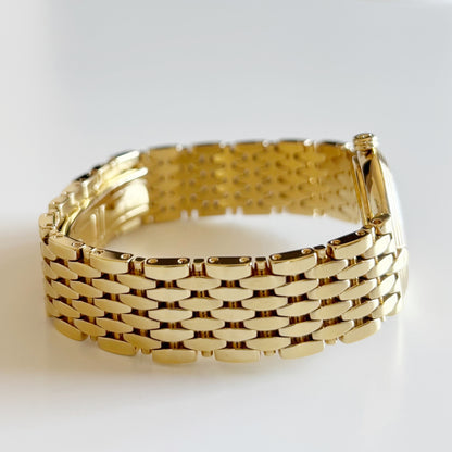 Dior 1990s Round Dial Gold Plated Watch