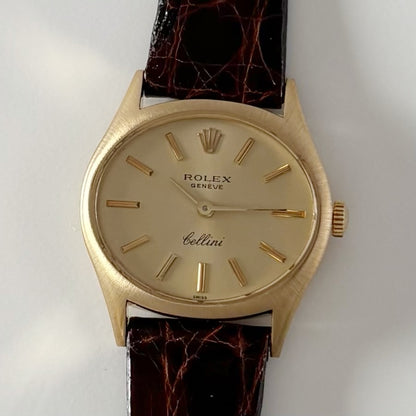 Rolex 1969 Cellini 18K Case Manual Wind Watch