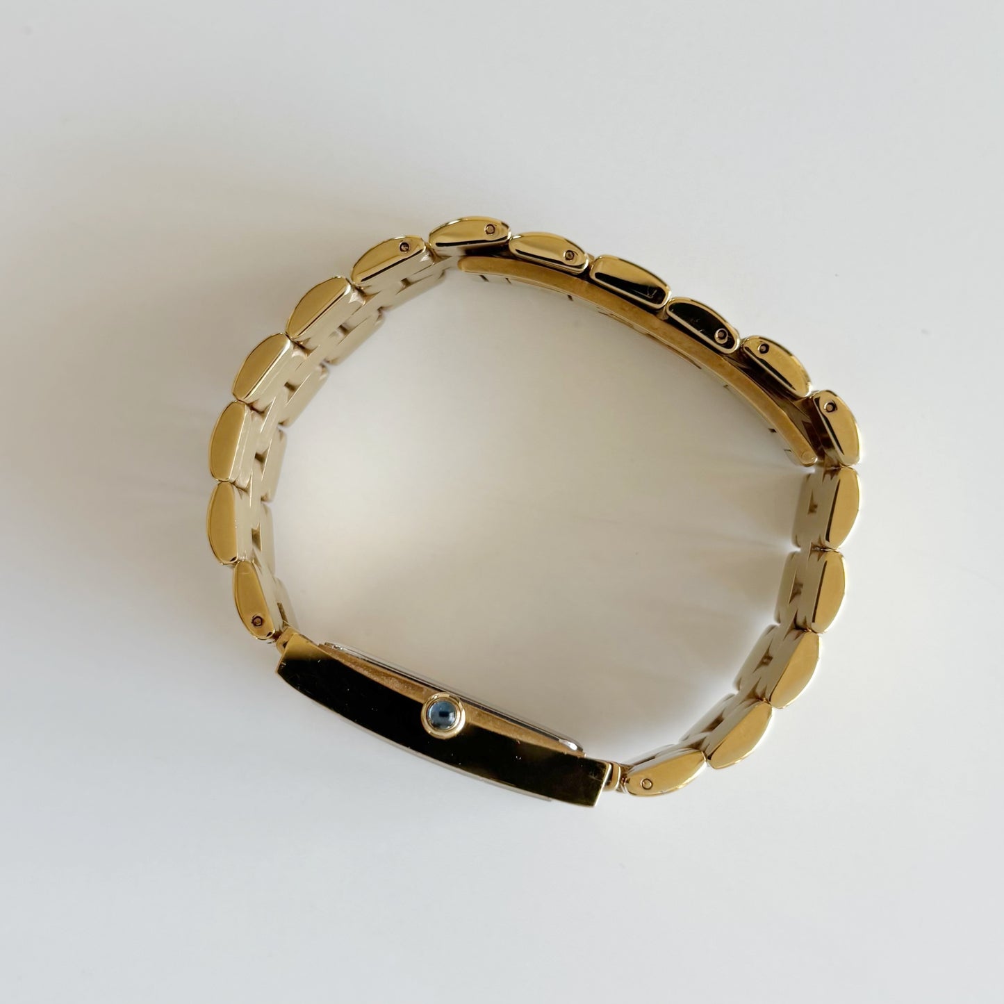 Givenchy 1990s Tank Gold Plated Watch (Large)