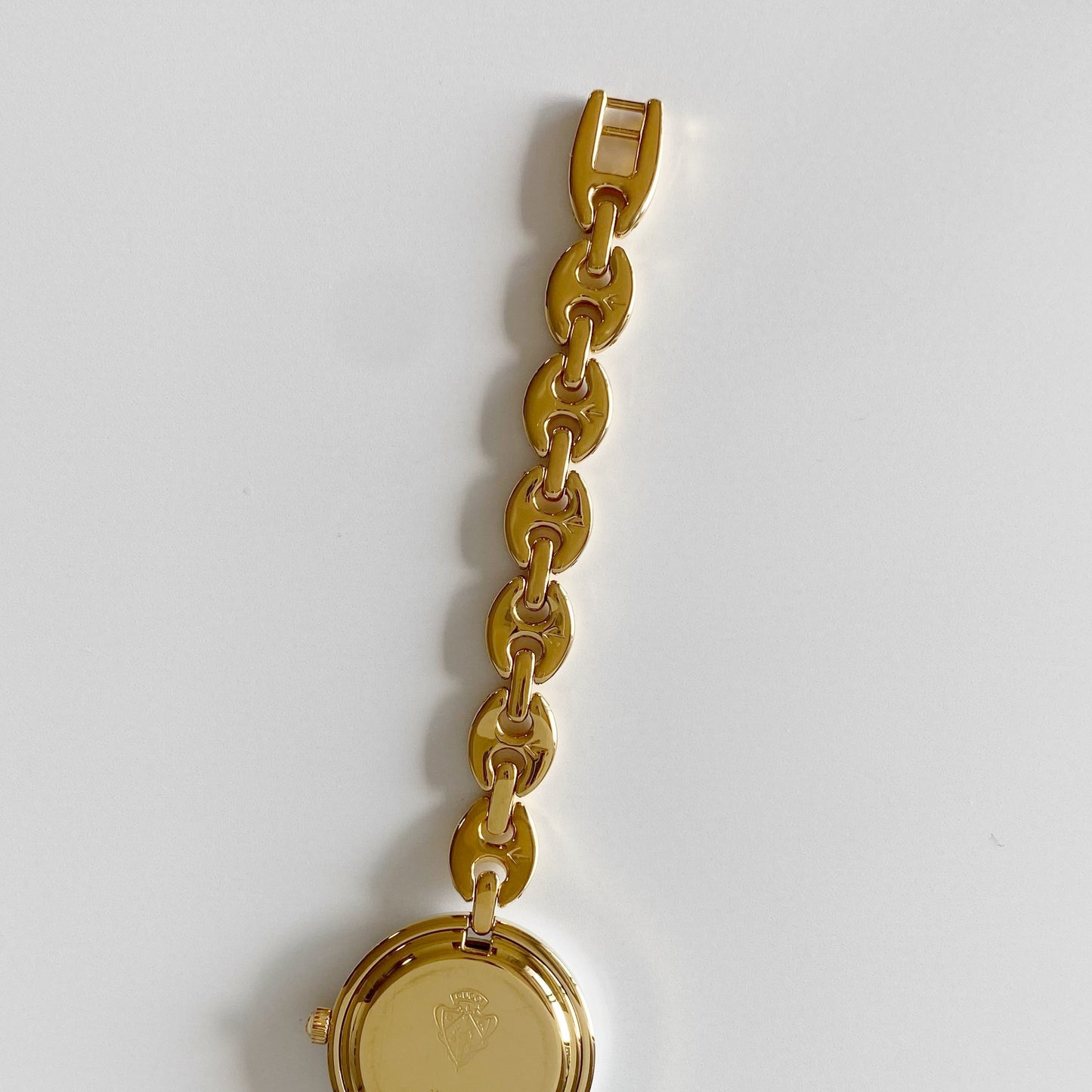 Gucci 1990s Interchangeable Bezel Gold Plated Watch with 6 bezels, case (165m)