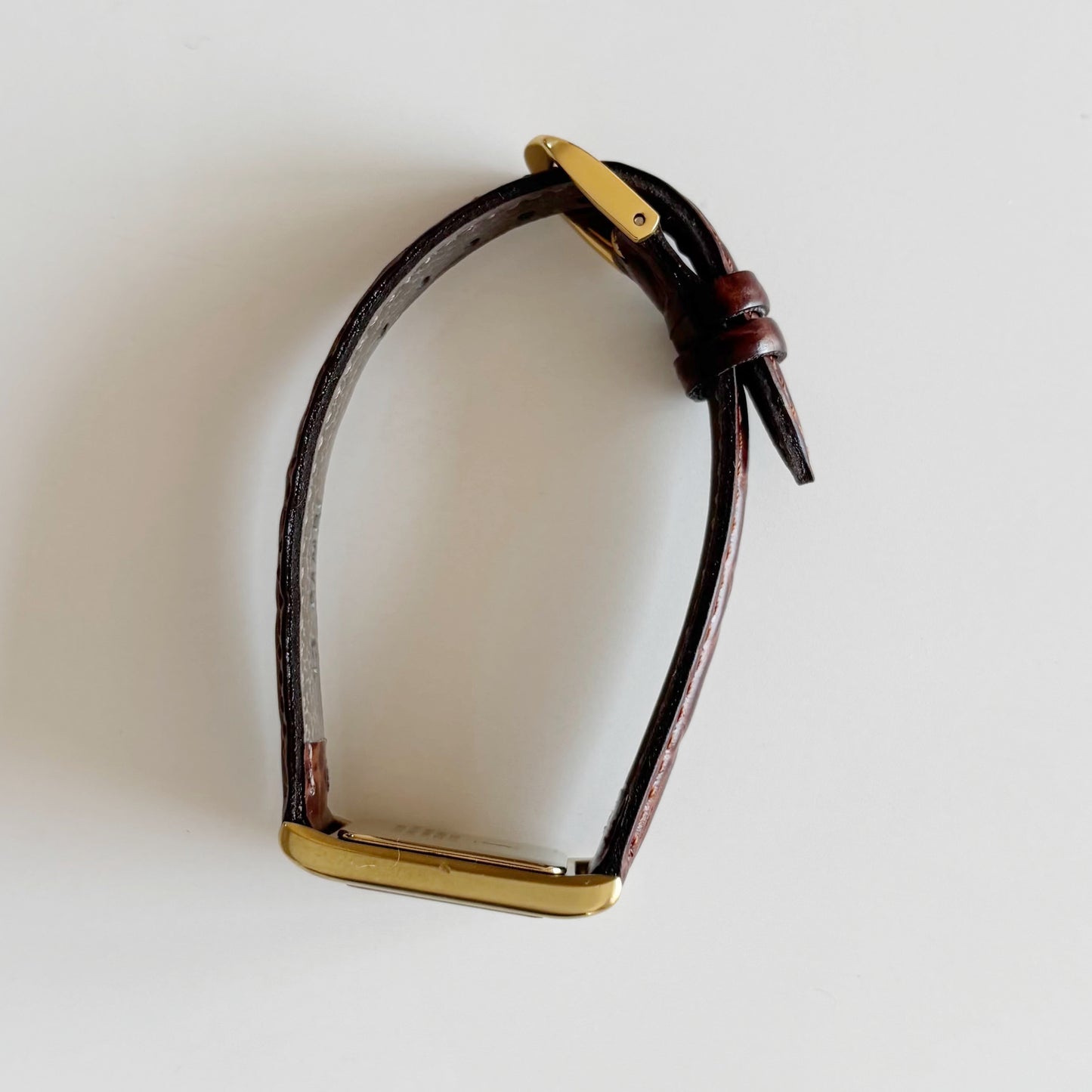 Yves Saint Laurent 1990s Tank Gold Plated Watch