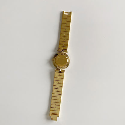 Dior 1990s Round Dial Gold Plated Watch (Large)
