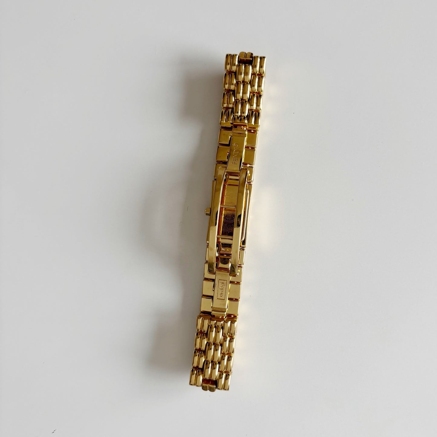 Fendi 1990s Gold Plated Watch