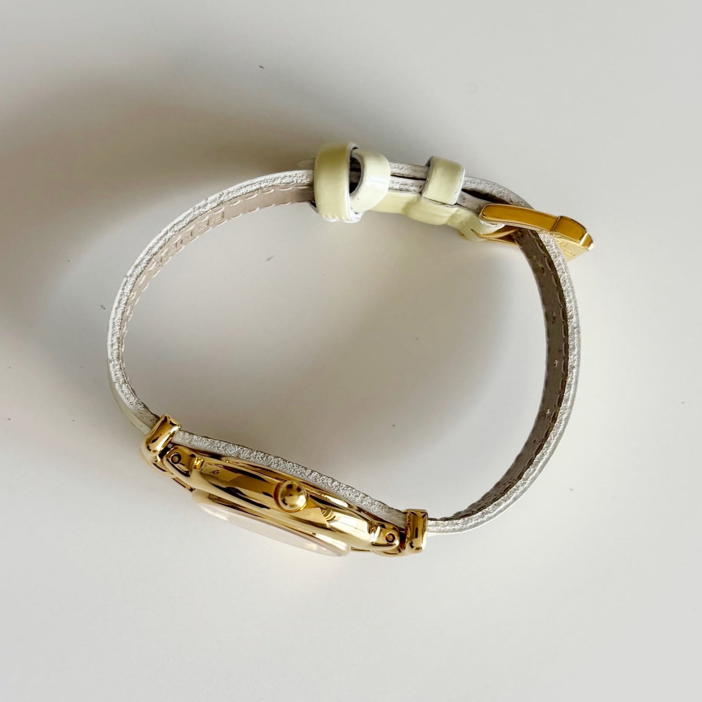Fendi 1990s Interchangeable Strap Gold Plated Watch with 9 straps, case