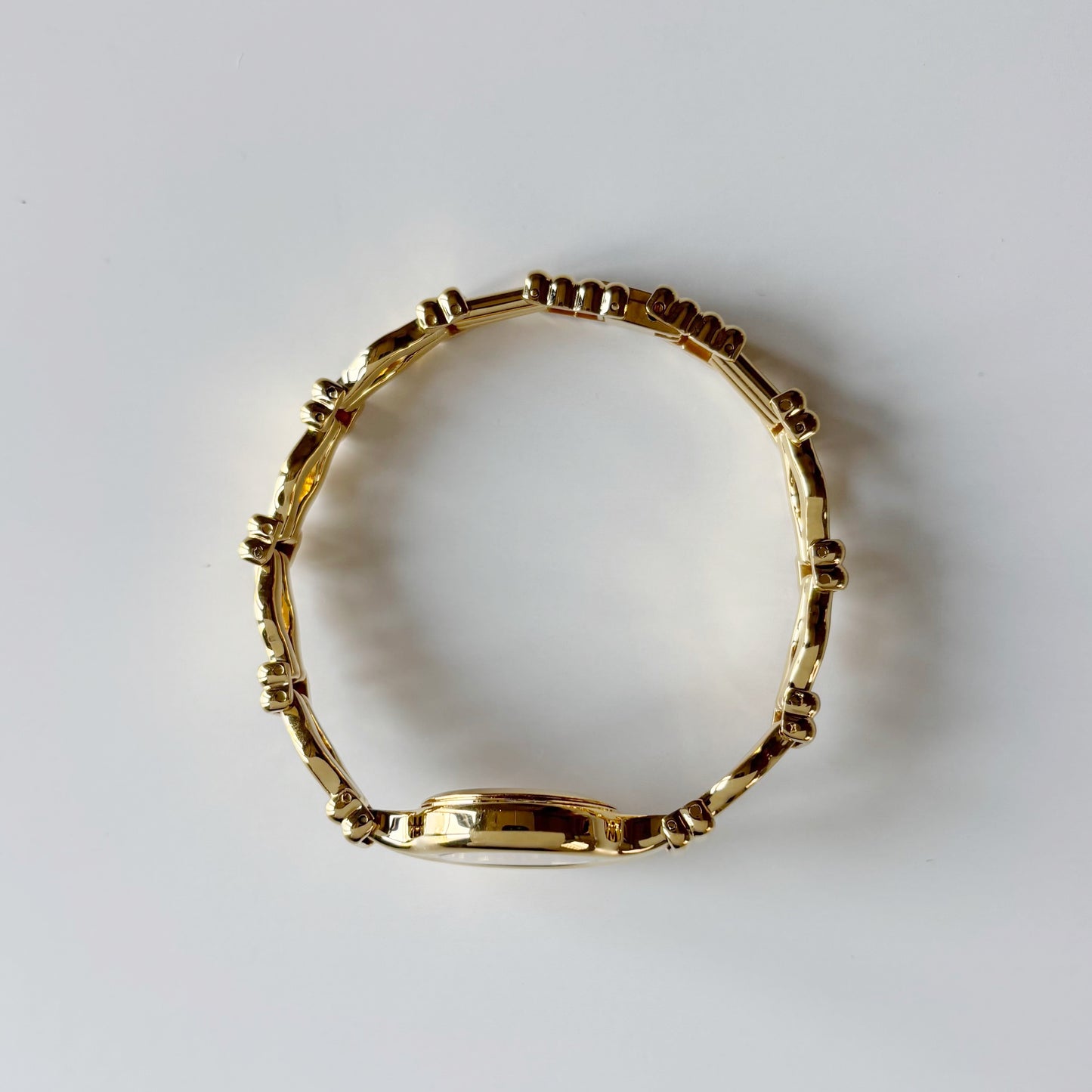Burberry 1990s Seashell Dial Gold Plated Watch