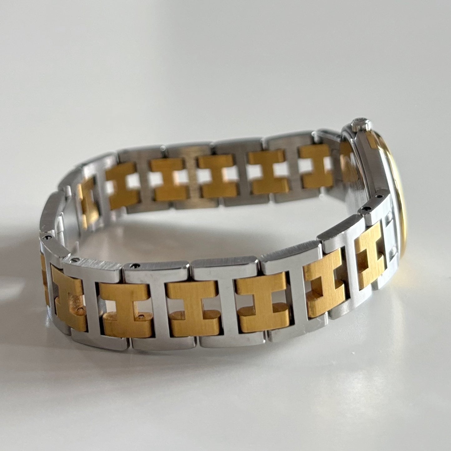 Hermes 1990s Windsor Two Tone Watch