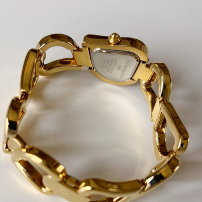 Yves Saint Laurent 1990s Heart Shaped Dial Band Gold Plated Watch (8/1)