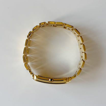 Fendi 1990s Tank Gold Plated Watch (Large)
