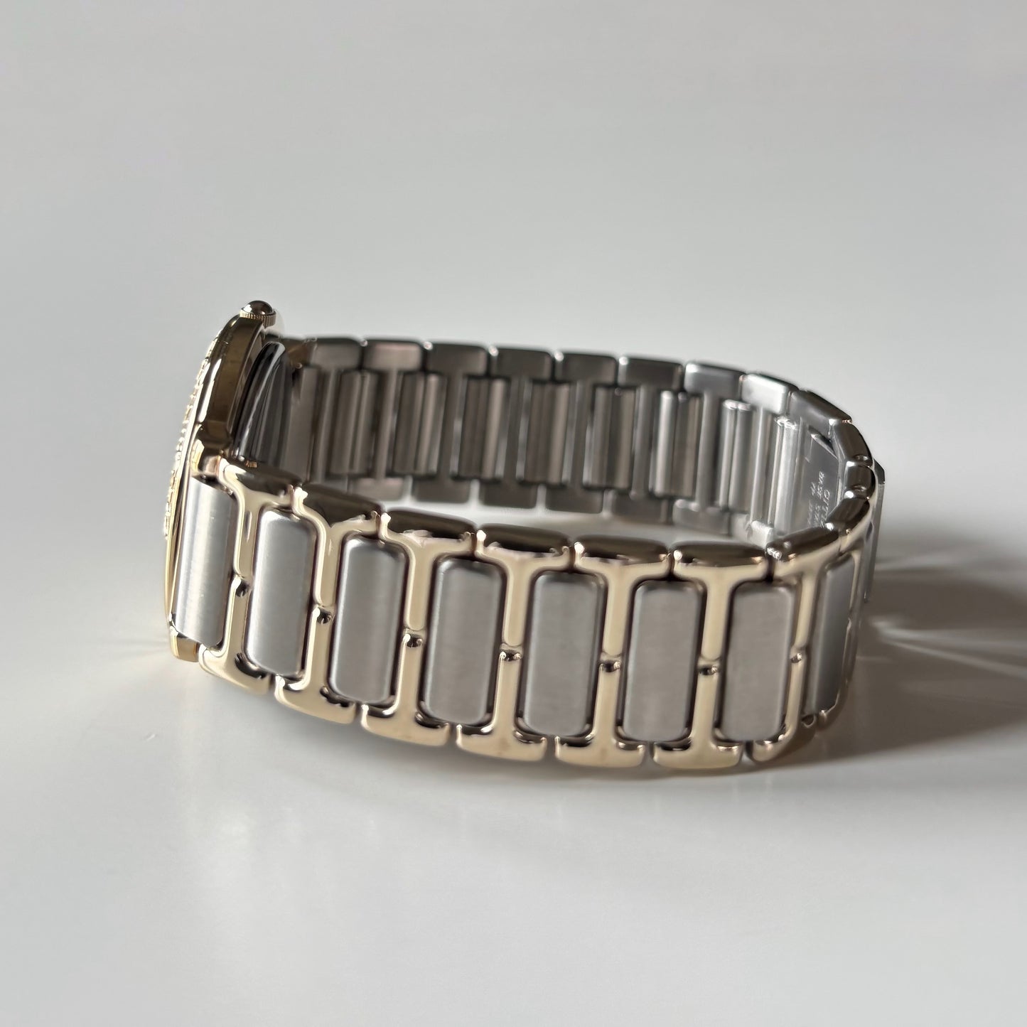 Yves Saint Laurent 1990s Round Dial Two Tone Watch (Large)