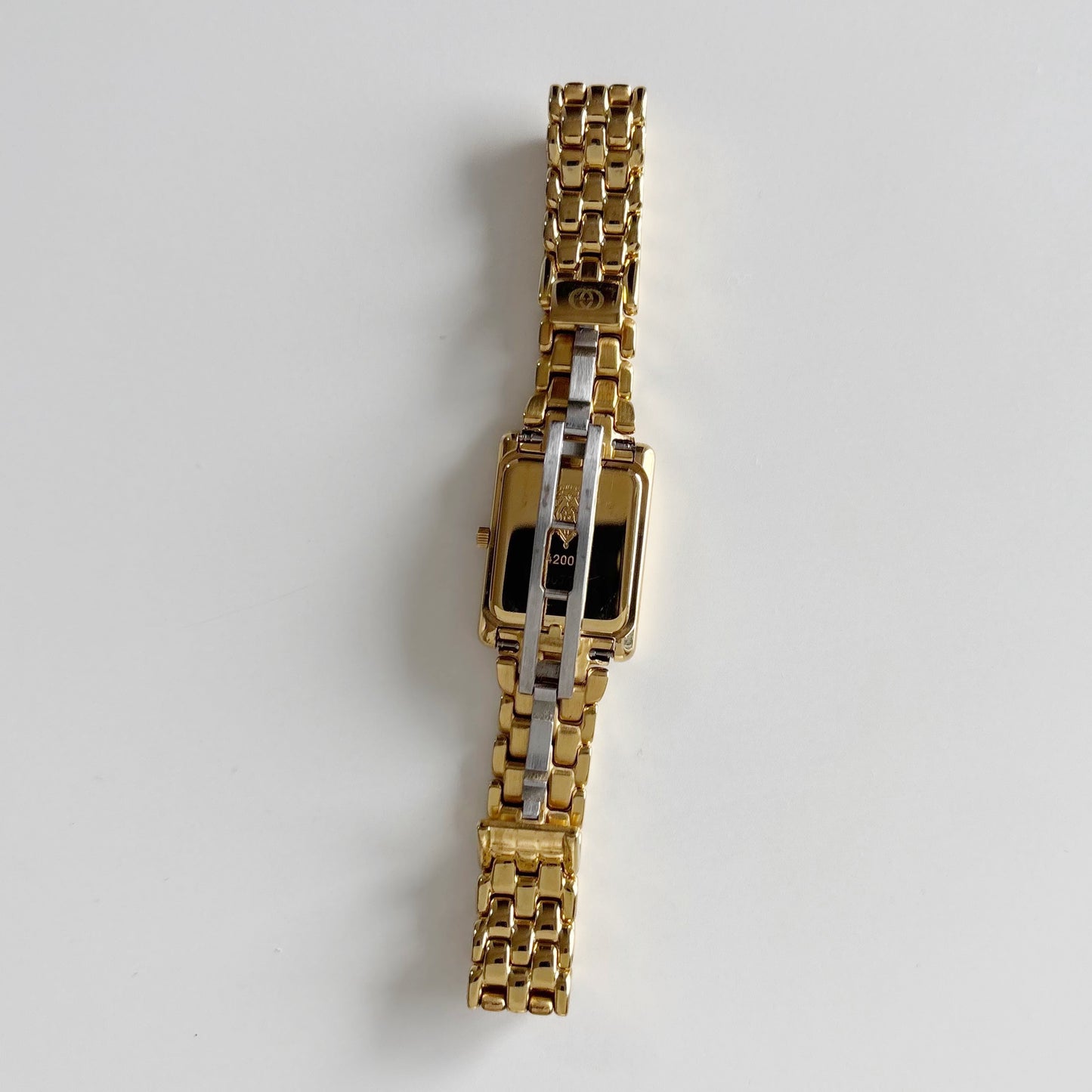 Gucci 1990s Tank Gold Plated Watch