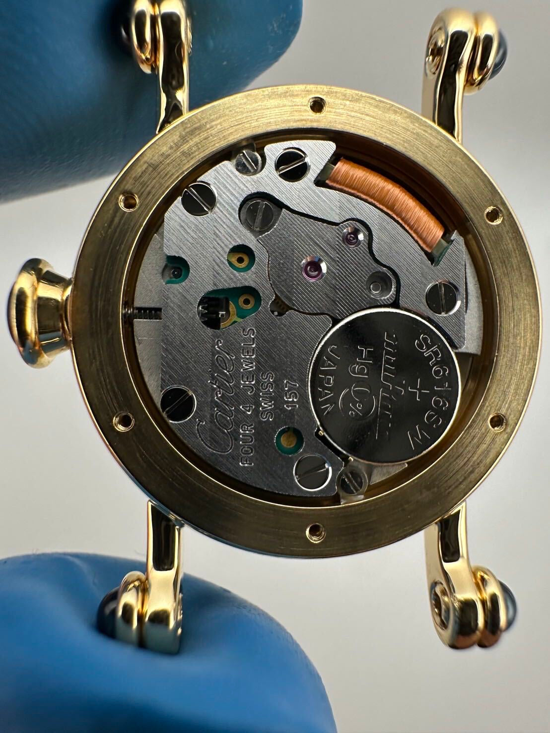 Cartier 1990s Mini Diabolo 18K Watch
