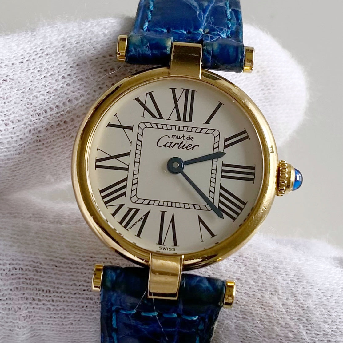 Cartier 1990s Must de Vendome Opaline Watch (SM)