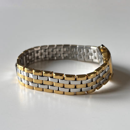 Givenchy 1990s Two Tone Gold Plated Watch