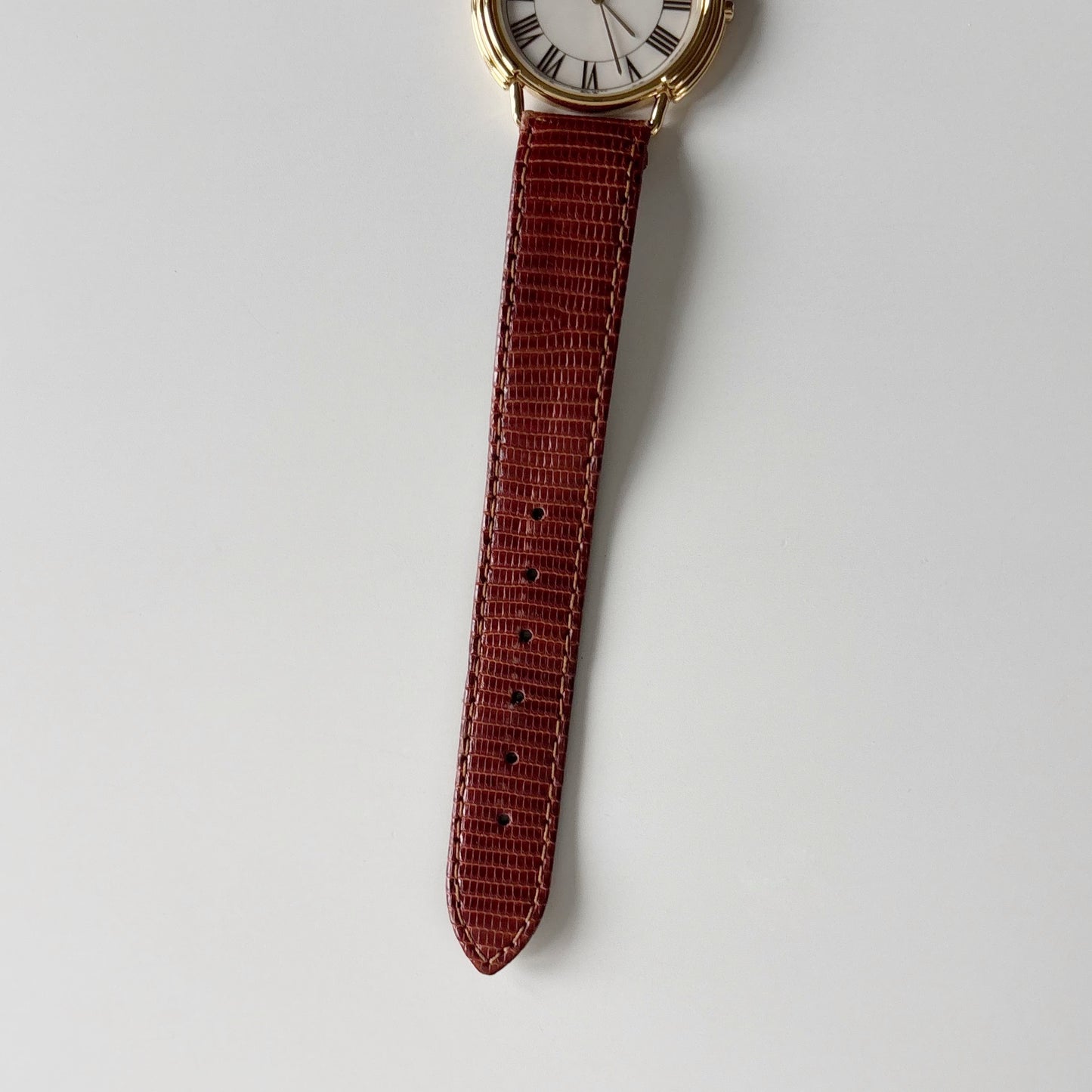 Dior 1990s Seashell Round Dial Gold Plated Watch (Large) (5/31)