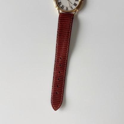 Dior 1990s Seashell Round Dial Gold Plated Watch (Large) (5/31)