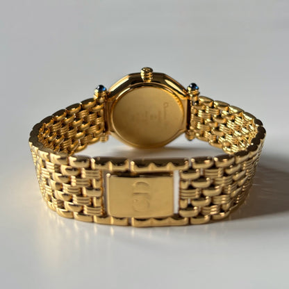 Dior 1990s Octagon Dial Gold Plated Watch