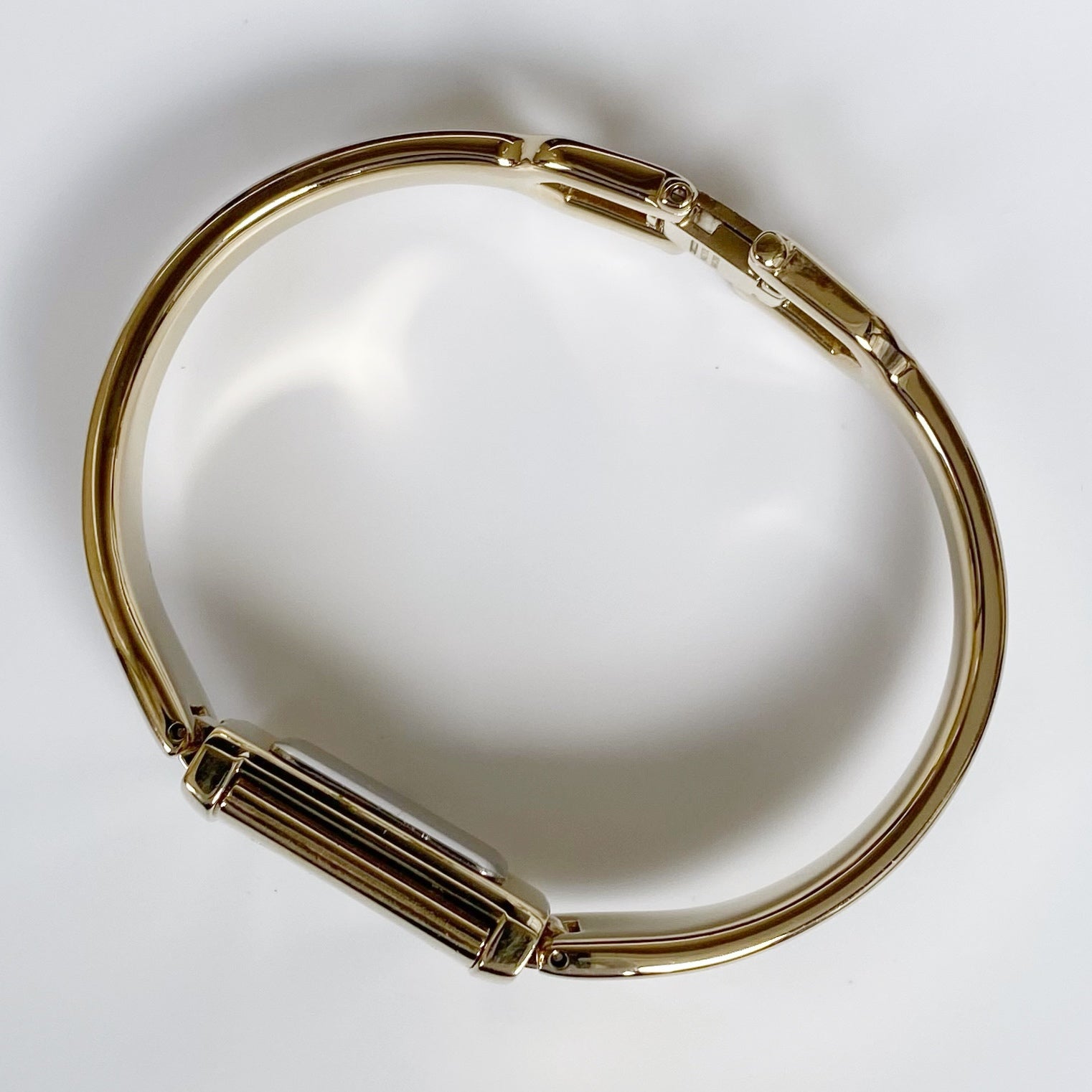 Yves Saint Laurent 1990s Gold Plated Bangle Watch – Lorinaté