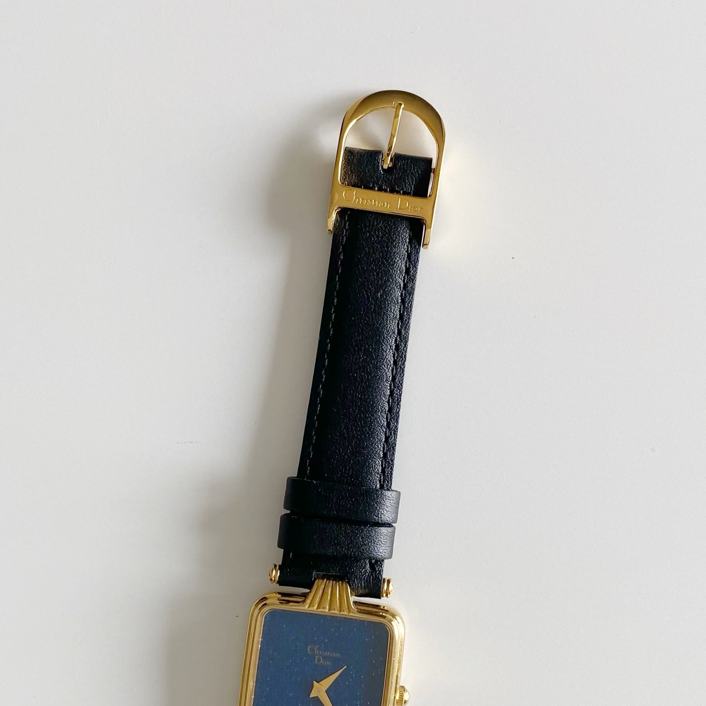 Dior 1990s Tank Gold Plated Watch (Large)