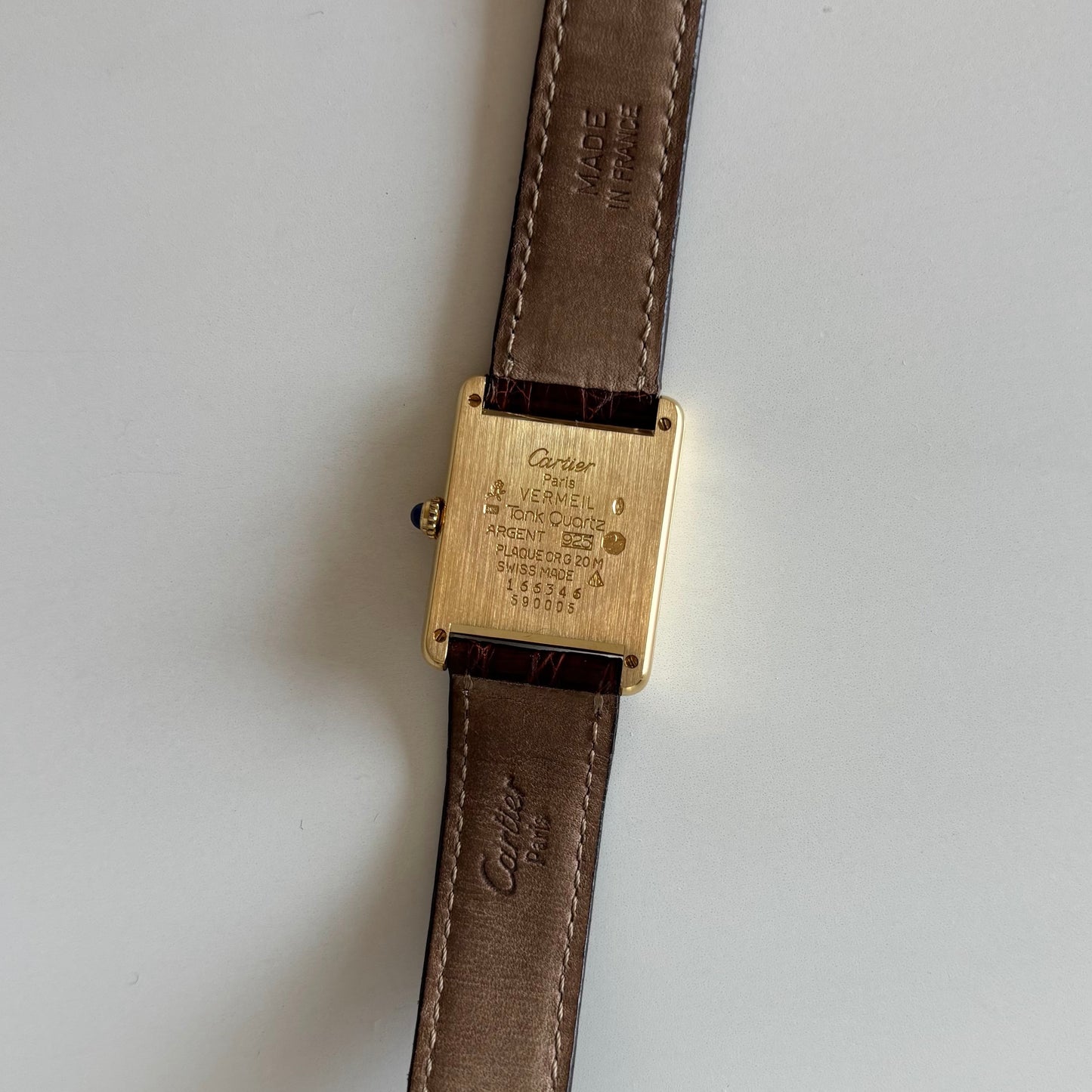 Cartier 1990s Must de Tank Watch (LM)