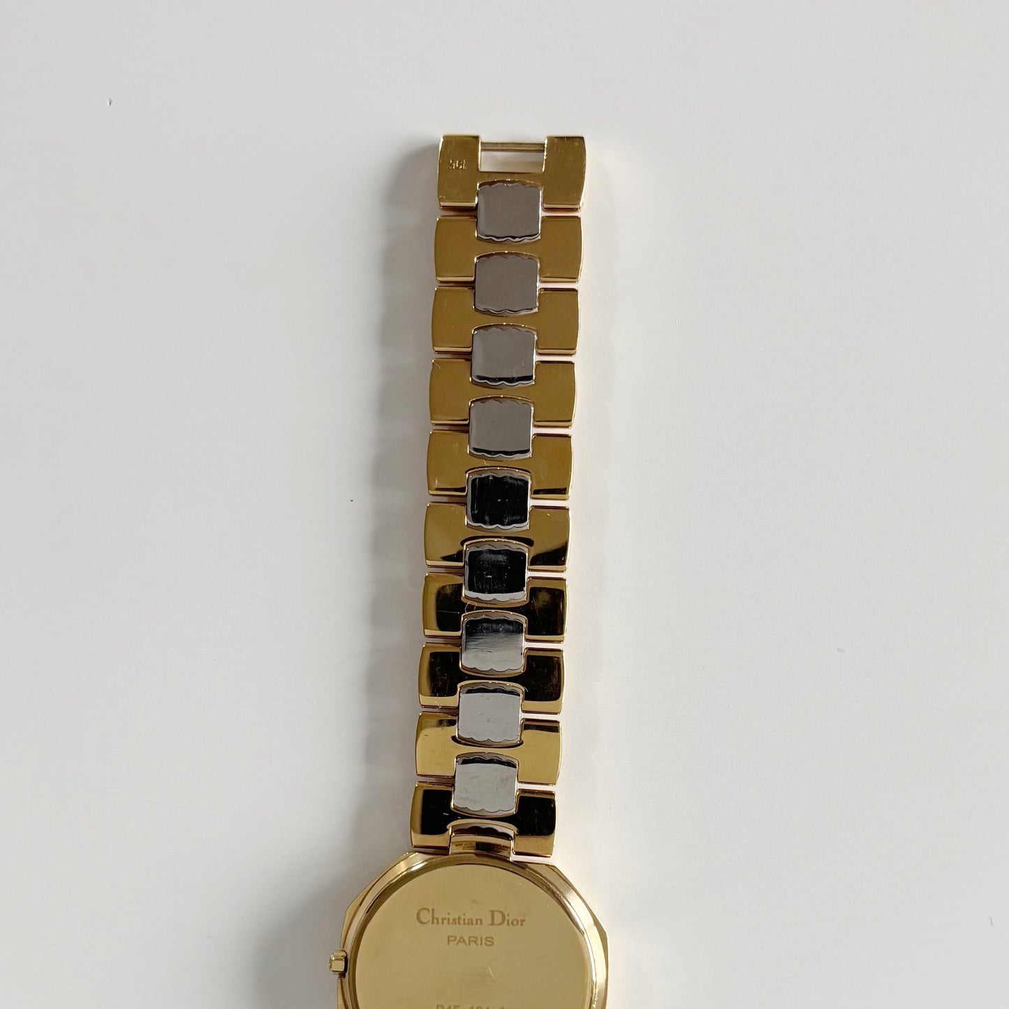 Dior 1990s Octagon Two Tone Watch (Large)