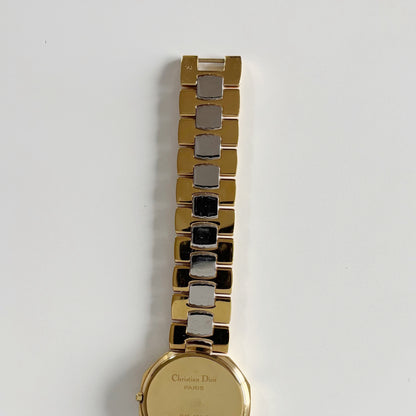 Dior 1990s Octagon Two Tone Watch (Large)