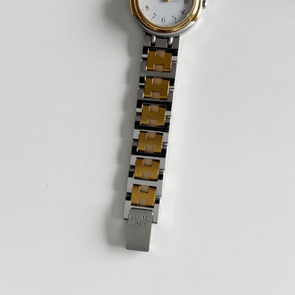 Hermes 1990s Windsor Two Tone Watch