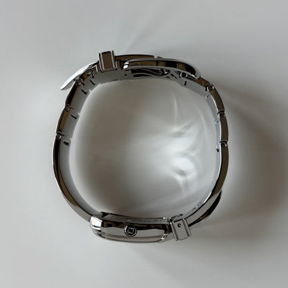 Fendi 1990s Seashell Dial Stainless steel Silver Buckle Watch