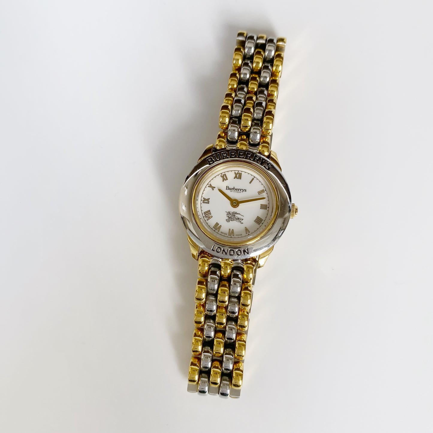 Burberry 1990s Two Tone Watch