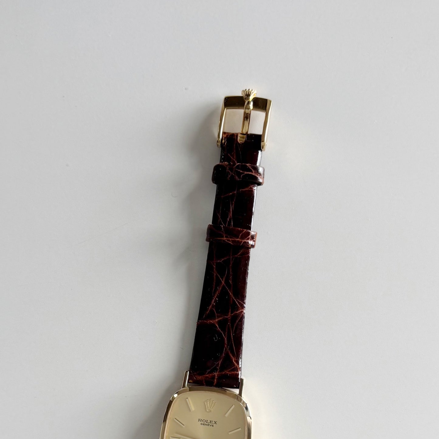 Rolex 1975 Cellini 18K Case Manual Wind Watch
