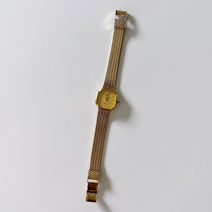 Vintage Seiko Exceline Gold Plated Square Watch