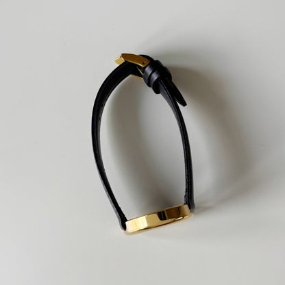 Yves Saint Laurent 1990s Heart Shaped Gold Plated Watch