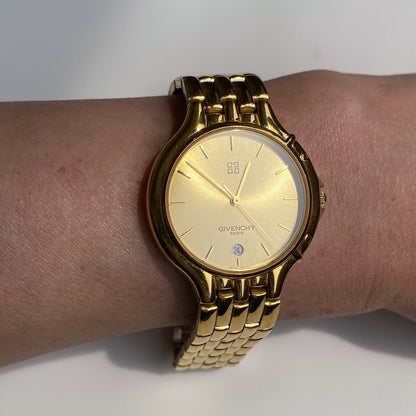 Givenchy Gold Plated Stainless steel Round Watch