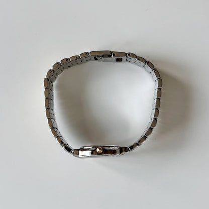 Givenchy 1990s Round Dial Two Tone Watch