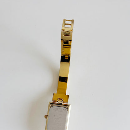 Givenchy 1990s Gold Plated Bangle Watch
