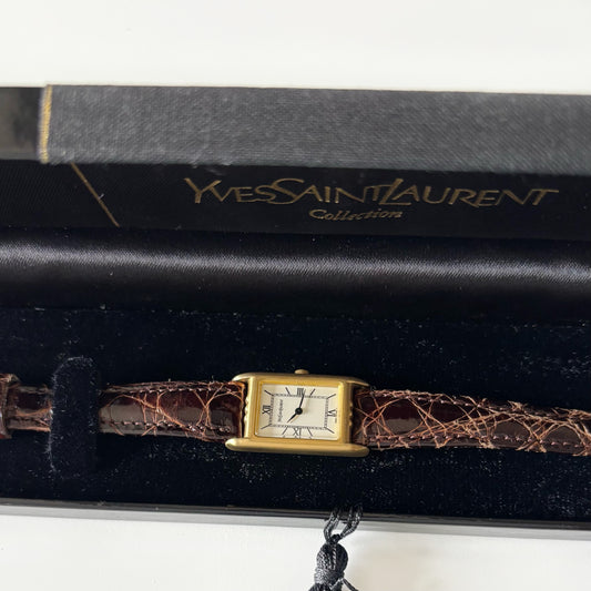 Yves Saint Laurent 1990s Tank Watch