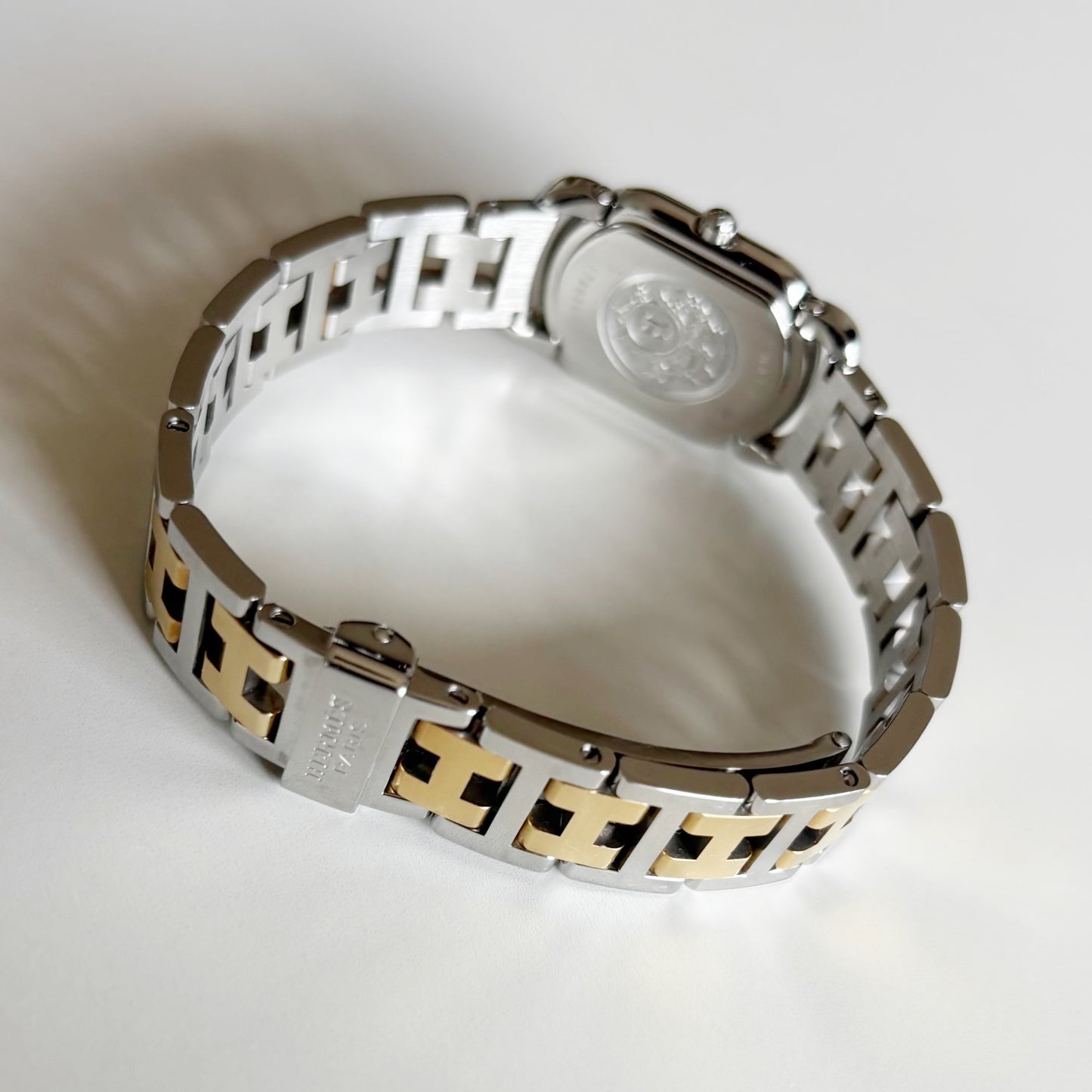 Hermes 1990s Rallye Two Tone Watch