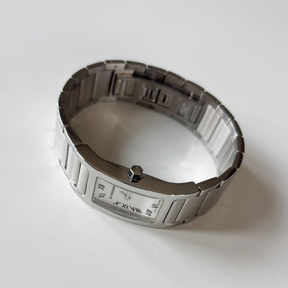Burberry 1990s Tank Silver Watch