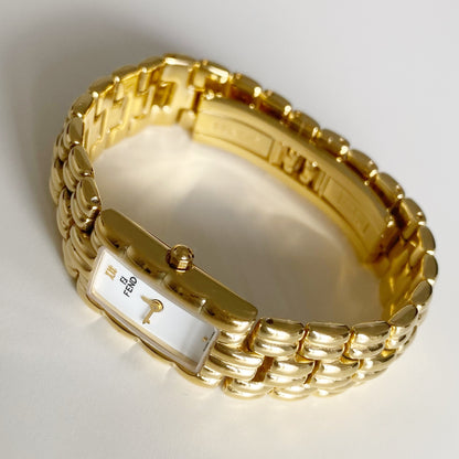 Fendi 1990s Gold Plated Watch