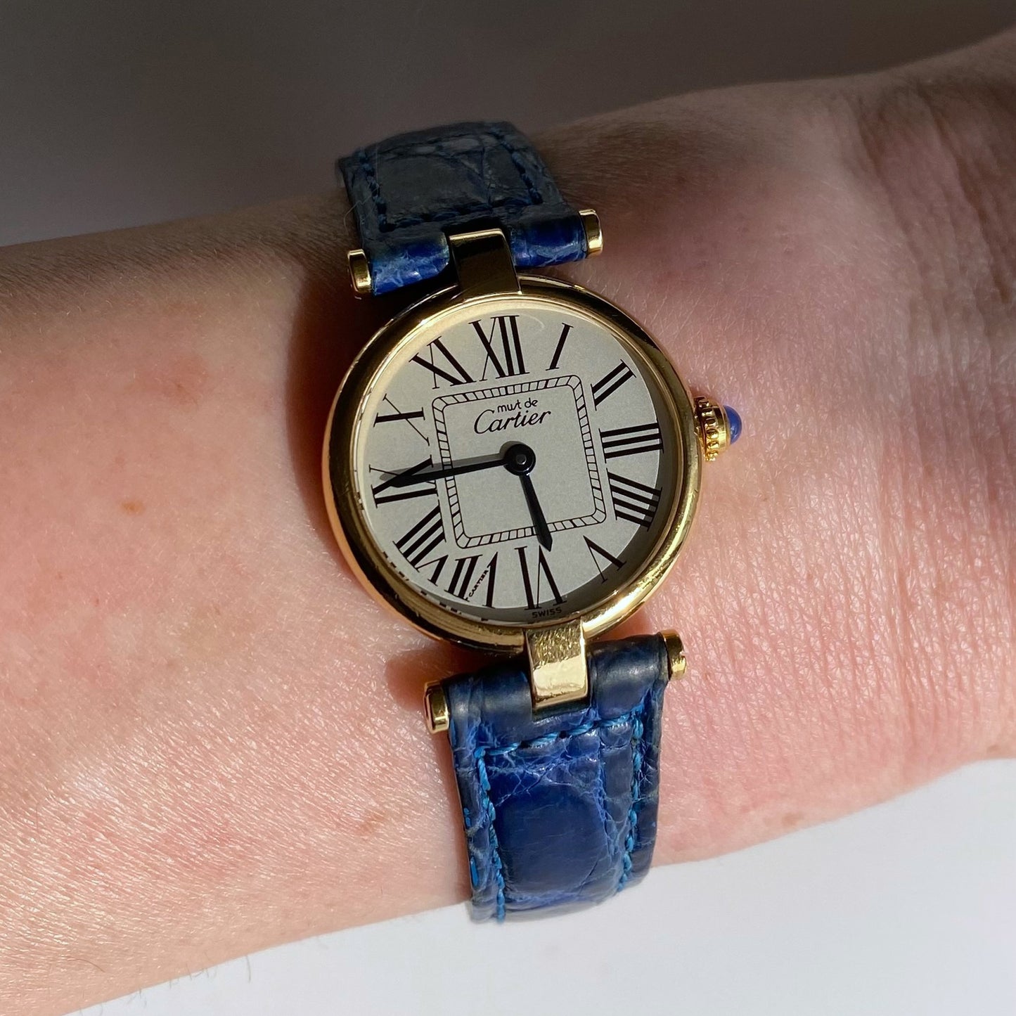 Cartier 1990s Must de Vendome Opaline Watch (SM)