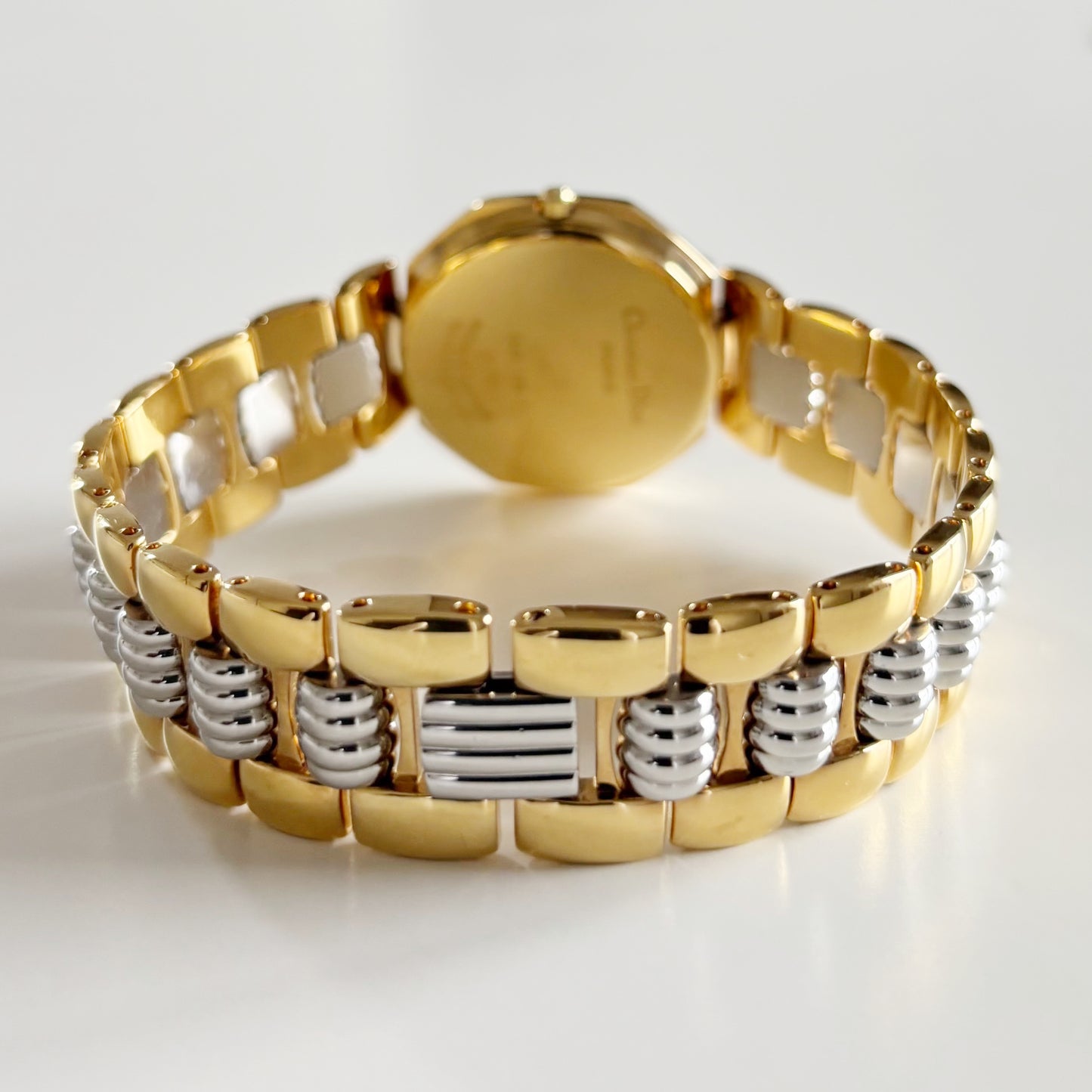 Dior 1990s Octagon Two Tone Watch (Large)