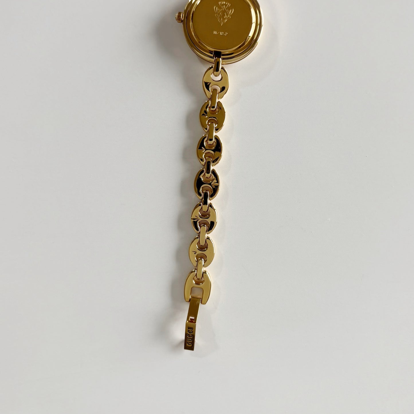 Gucci 1990s Interchangeable Bezel Gold Plated Watch with 6 bezels, case (165mm)